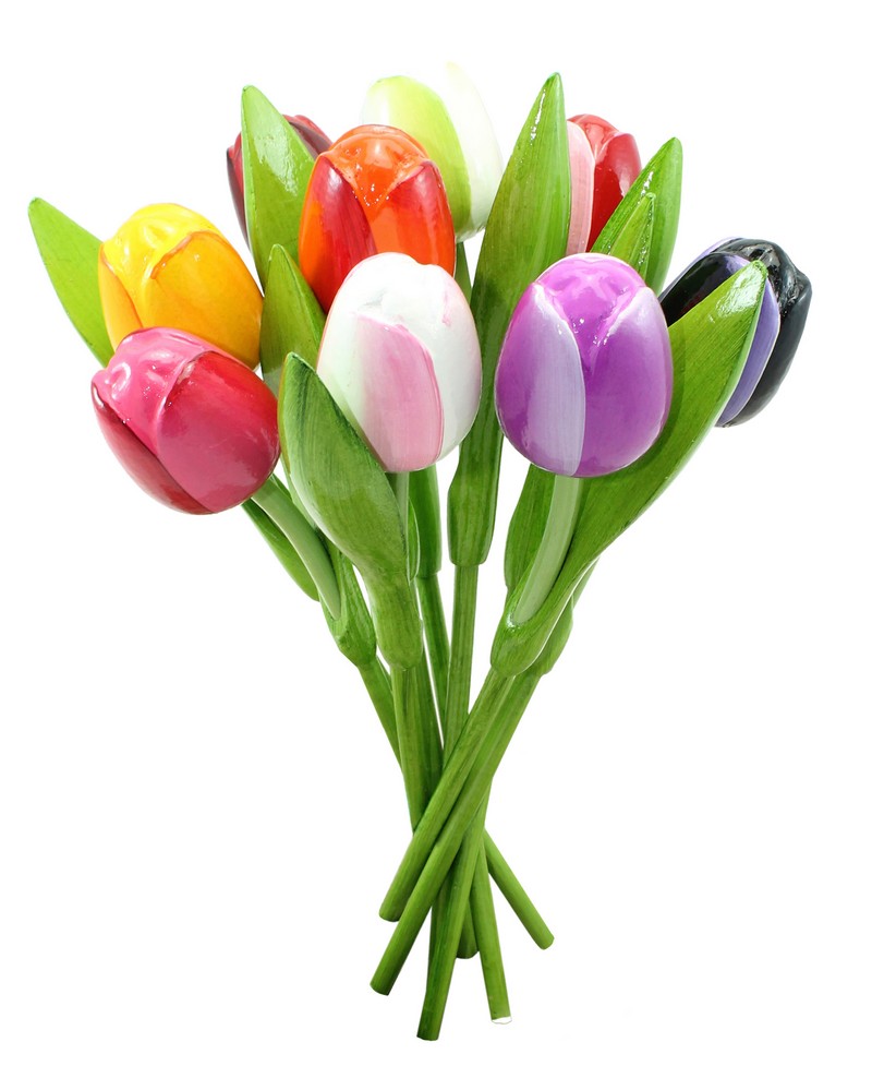Mini Wooden Dutch Tulip Bouquet – Casa Horatio