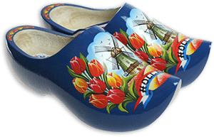 authentic dutch wooden shoes